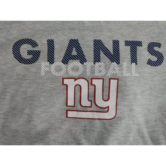 NFL Team Apparel Giants Football T-Shirt Youth Gray Short Sleeve, Size M(10/12) - Picture 5 of 9